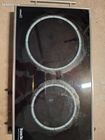 Plaque vitrocéramique 2 feux