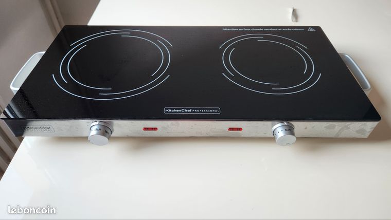 Plaque vitrocéramique 2 foyers