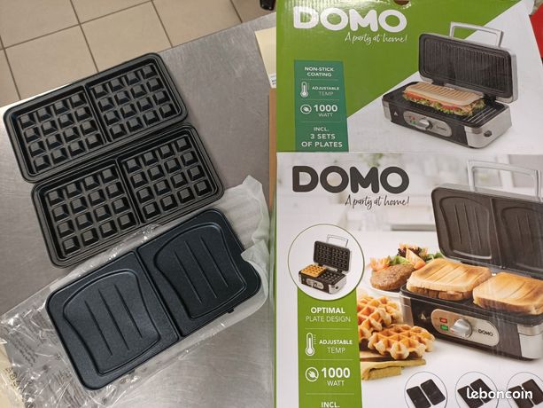 Plaques gaufre croque-monsieur