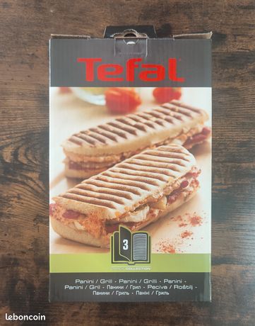 Plaques Grill Panini TEFAL Snack Collection