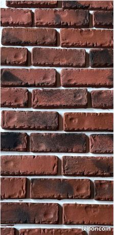 Plaquettes de Parement Effet Brique Ancienne – Béton Rouge Vieilli – 180 m² dispo