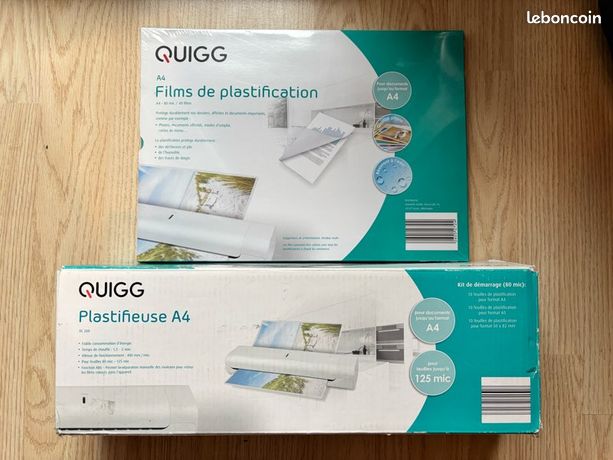 Plastifieuse A4 + Films de plastification