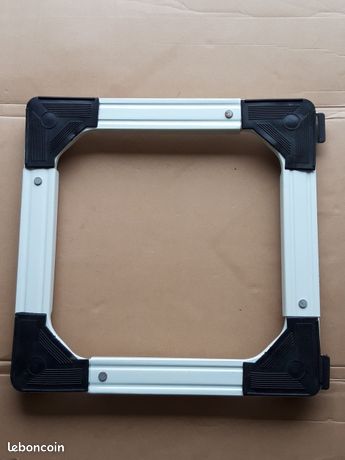 Plateau à roulettes extensible avec frein pour réfrigérateur