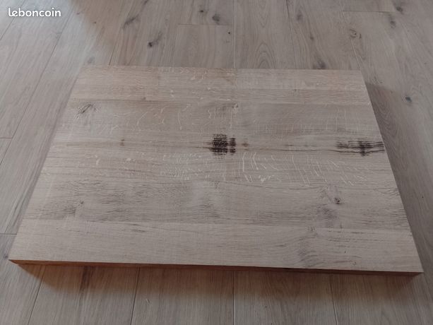 Plateau chene massif épaisseur 32mm