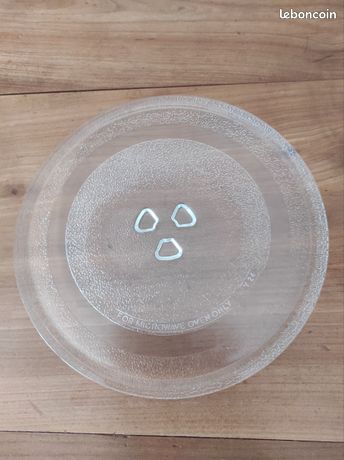 Plateau de four à micro-ondes diamètre 245 cm en verre