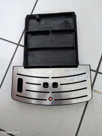 Plateau tiroir récolte-gouttes + grille Inox pour Gaggia Naviglio et Saeco Intelia