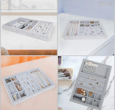 Plateaux présentoir bijoux