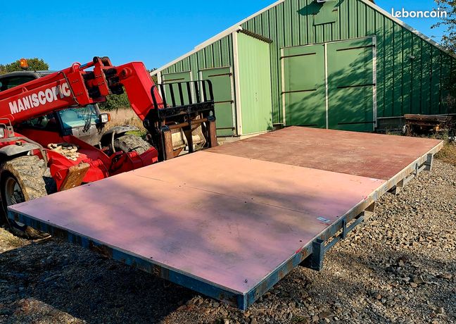 Plateforme 2m35x4m80 extensible