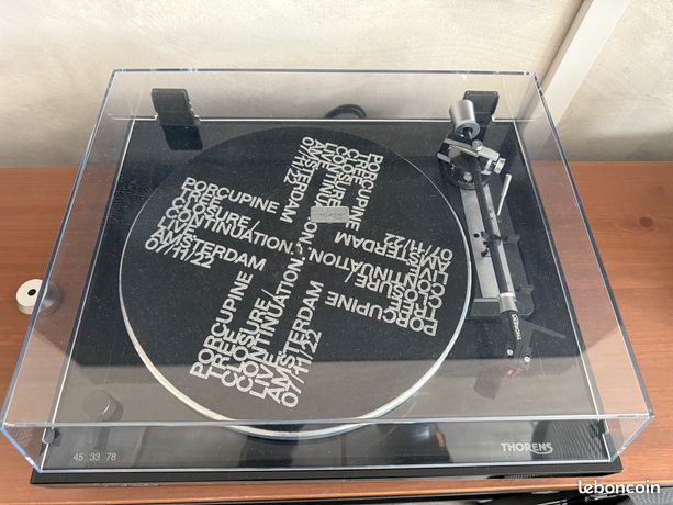 Platine vinyle thorens td 103 piano noir