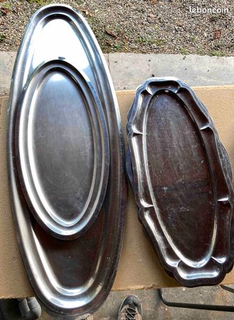 Plats et corbeilles inox