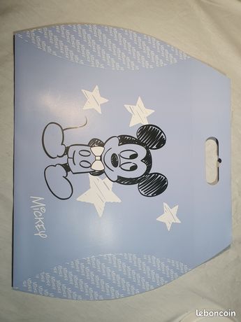 Pochette Cadeau Mickey Disney - Bleu Pastel