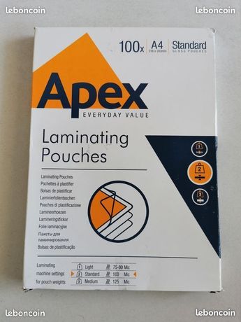 Pochettes à plastifier