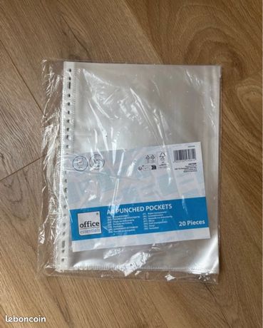 Pochettes plastifiées