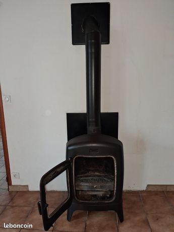 Poele a bois godin type madras 9 kw