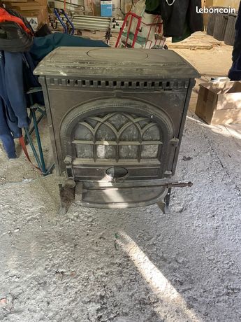 Poêle à bois Jotul 3 en fonte - Excellent état - Complet