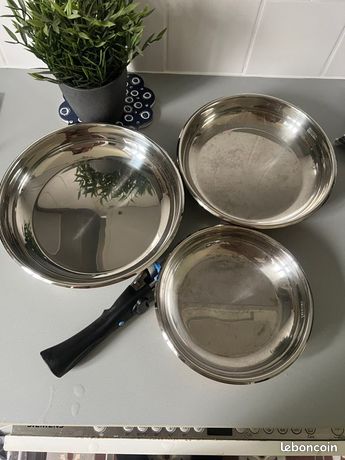 poêles inox Arthur Martin 20-24-26cm
