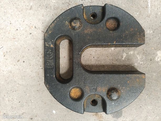 Poids de lestage en fonte