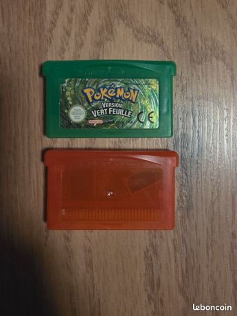 Pokemon rouge feu vert feuille