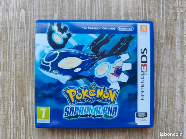 Pokémon Saphir Alpha sur 3DS complet en boite ticket VIP non gratté