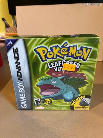 Pokemon Vert Feuille Leaf Green anglais neuf scellé dorigine