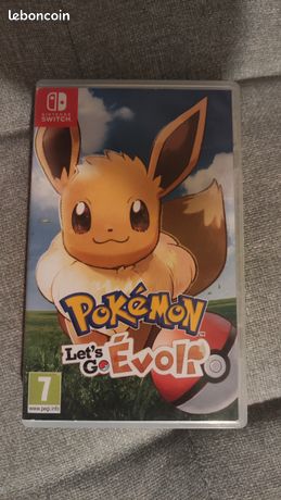 Pokémon let's go Evoli Nintendo Switch