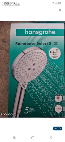 Pommeau de douche hansgrohe raindance select 120s