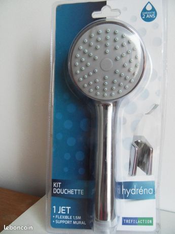 Pommeau douche support et vis