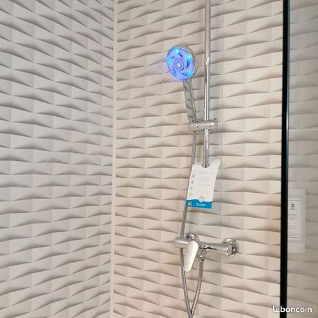 Pommeau de douche connecté