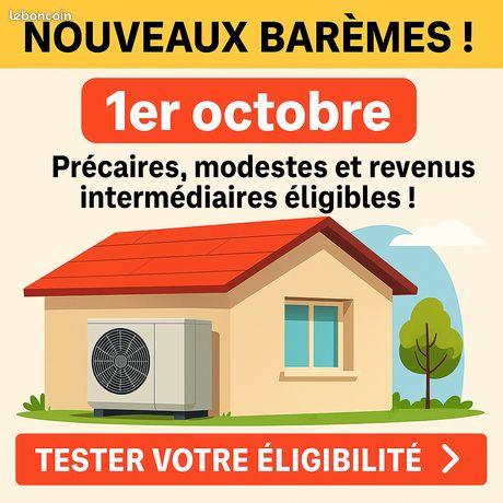 Pompe à chaleur 100% financée