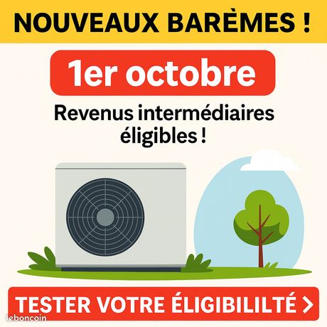 Pompe à chaleur 100% financée