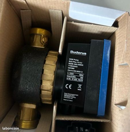 Pompe bouclage buderus