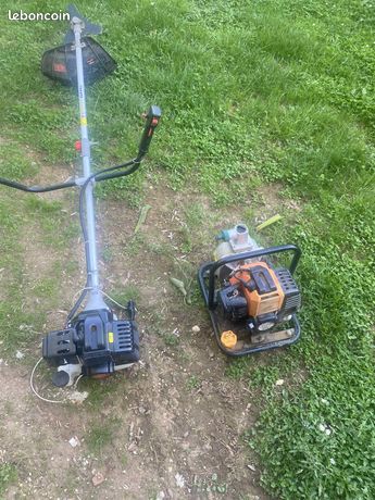 Pompe + débroussailleuse