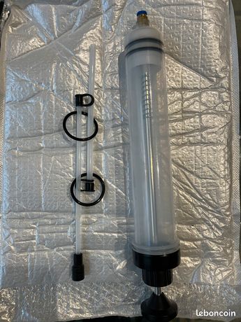 Pompe manuelle flacon huile carburant automobile pompage extracteur d'huile remplissage vidange changement seringue grande capacité bouteille transfert outil à main 05L