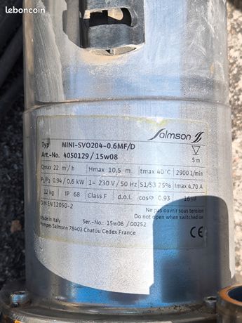 Pompe sumersible salmson