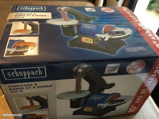 Ponceuse à bande et à disque BTS700 Scheppach