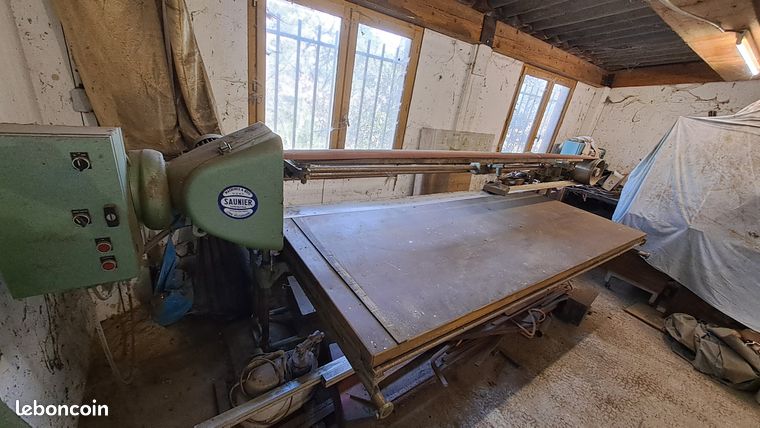 Ponceuse a longue bande sauniertri avec aspirateur