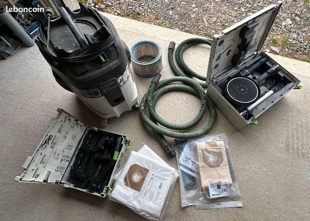 Ponceuse Planex LHS 225 + Aspi SRM 45 E