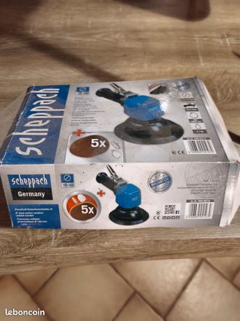 Ponceuse pneumatique Scheppach 150mm
