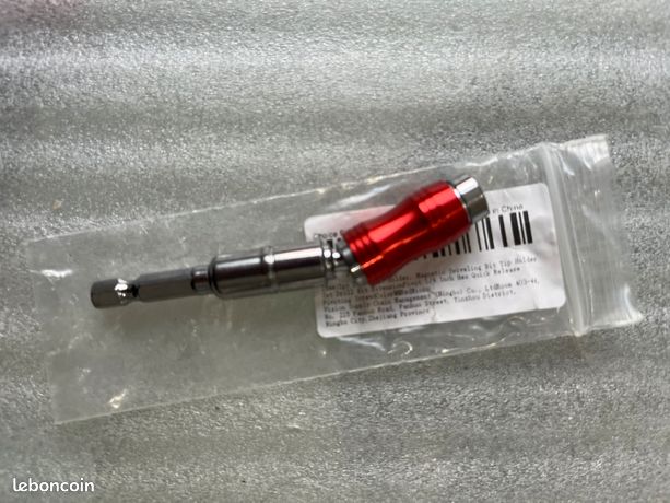 Port-e-embouts embout tête articulé orientable 20° Magnétique visseuse perceuse vissage angle tube plaque vis bois alu aluminium inox cuivre cadre