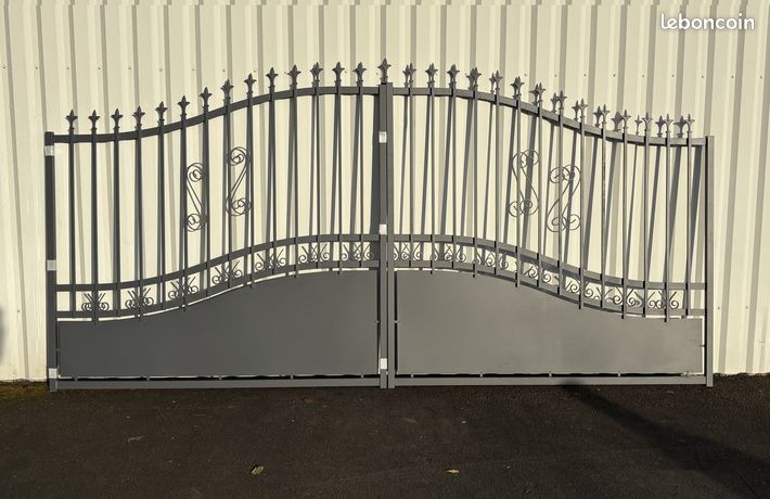 Portail aluminium 4m