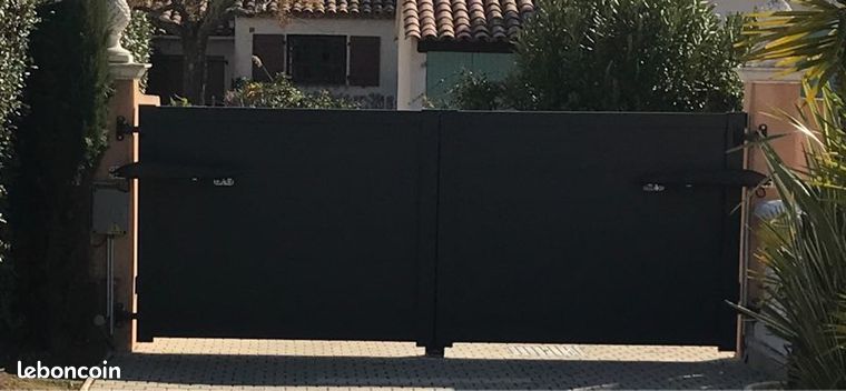 Portail aluminium non motorisé