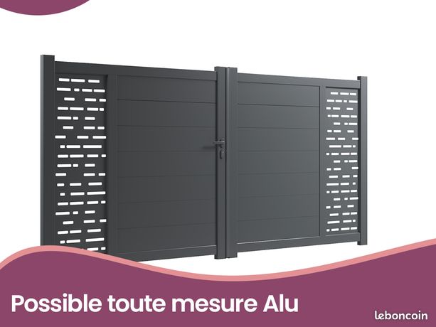 Portail battant plusieurs