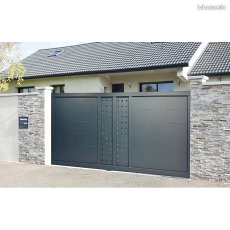 Portail Coulissant Alu L4xH1.7