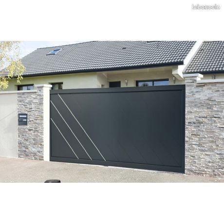 Portail Coulissant Alu L4xH1.8