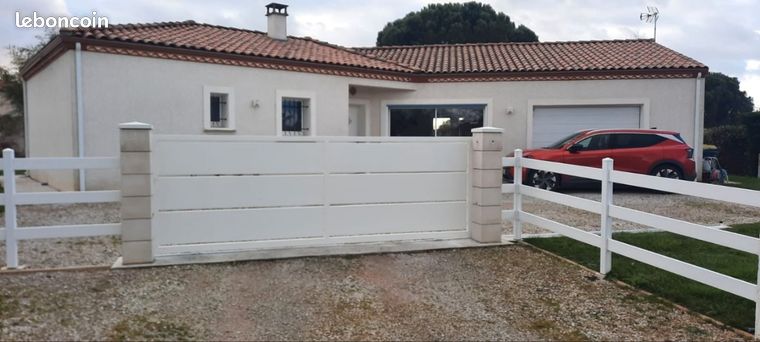 Portail coulissant - double vantaux - portillon - grillés