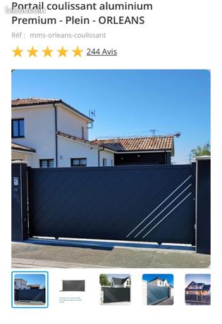 Portail coulissant Orléans 2000x1600