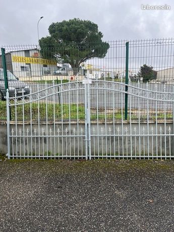 Portail fer galvanisé PISE