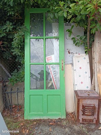 Porte à carreaux vitré 228.5x82.5 cm