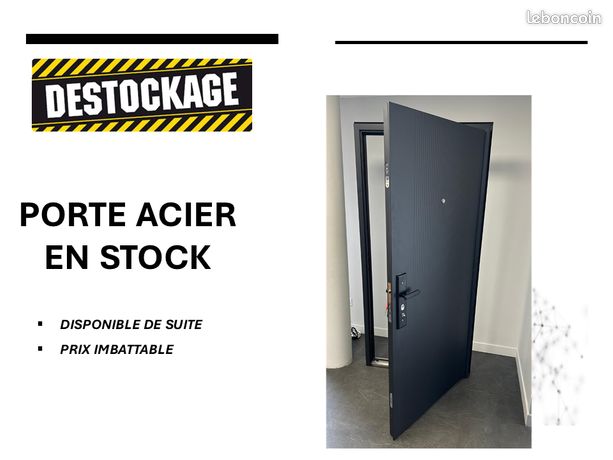 Porte acier dispo