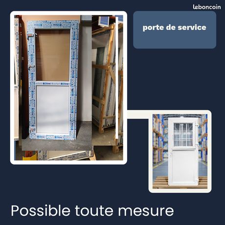 Porte aluminium ouvrant droit 2080x800